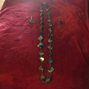 Necklace and earrings set